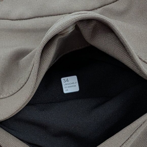 Lululemon ABC Classic-Fit Trouser Warpstreme Mens Khaki Size 34 - Picture 6 of 9